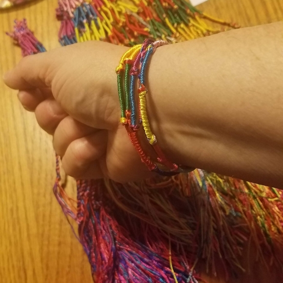 Assorted colors of handmade friendship bracelets 10 bracelets for $40 - Picture 7 of 12